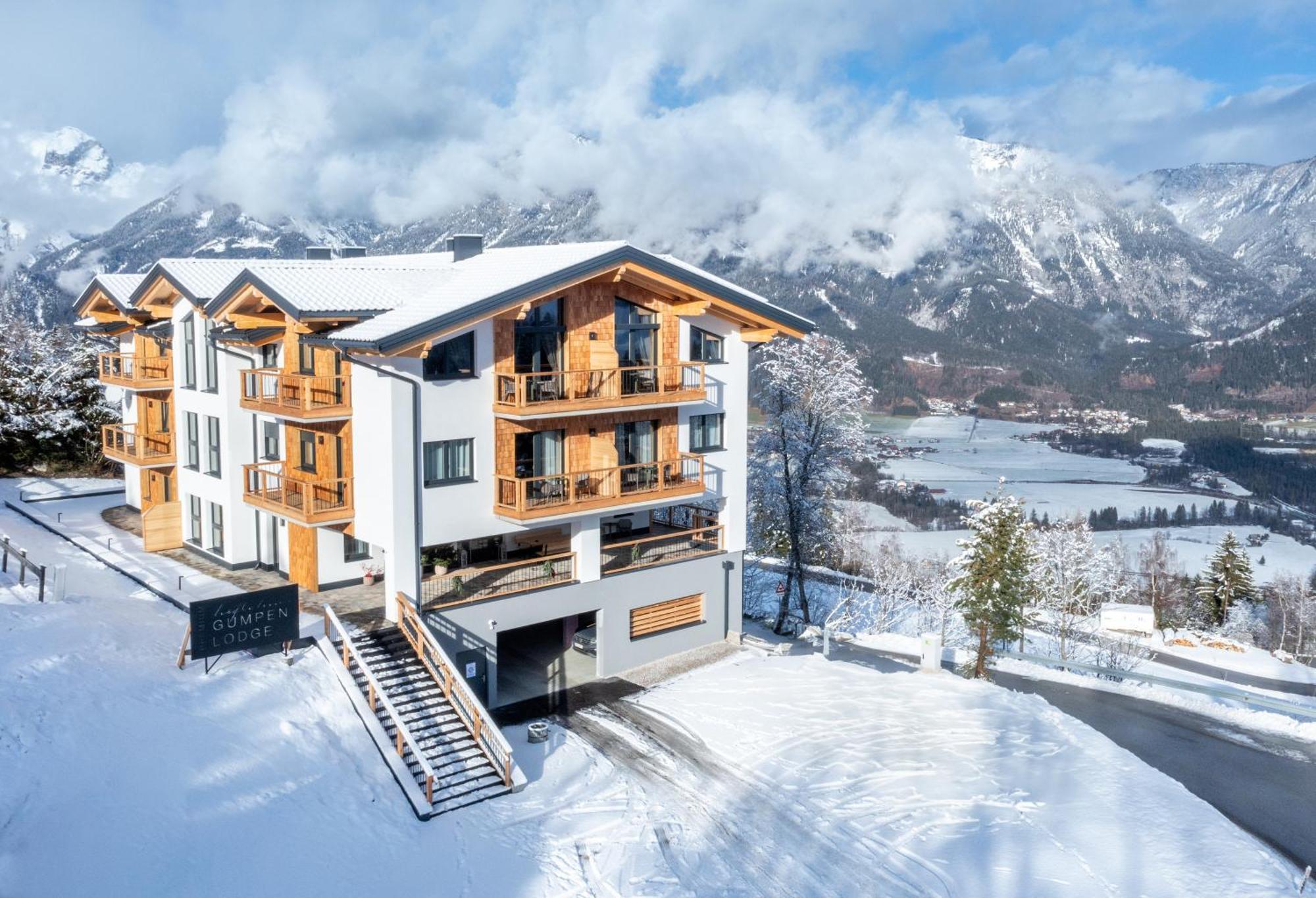 Hoeflehner Premium Gumpen Lodge Haus Exterior foto