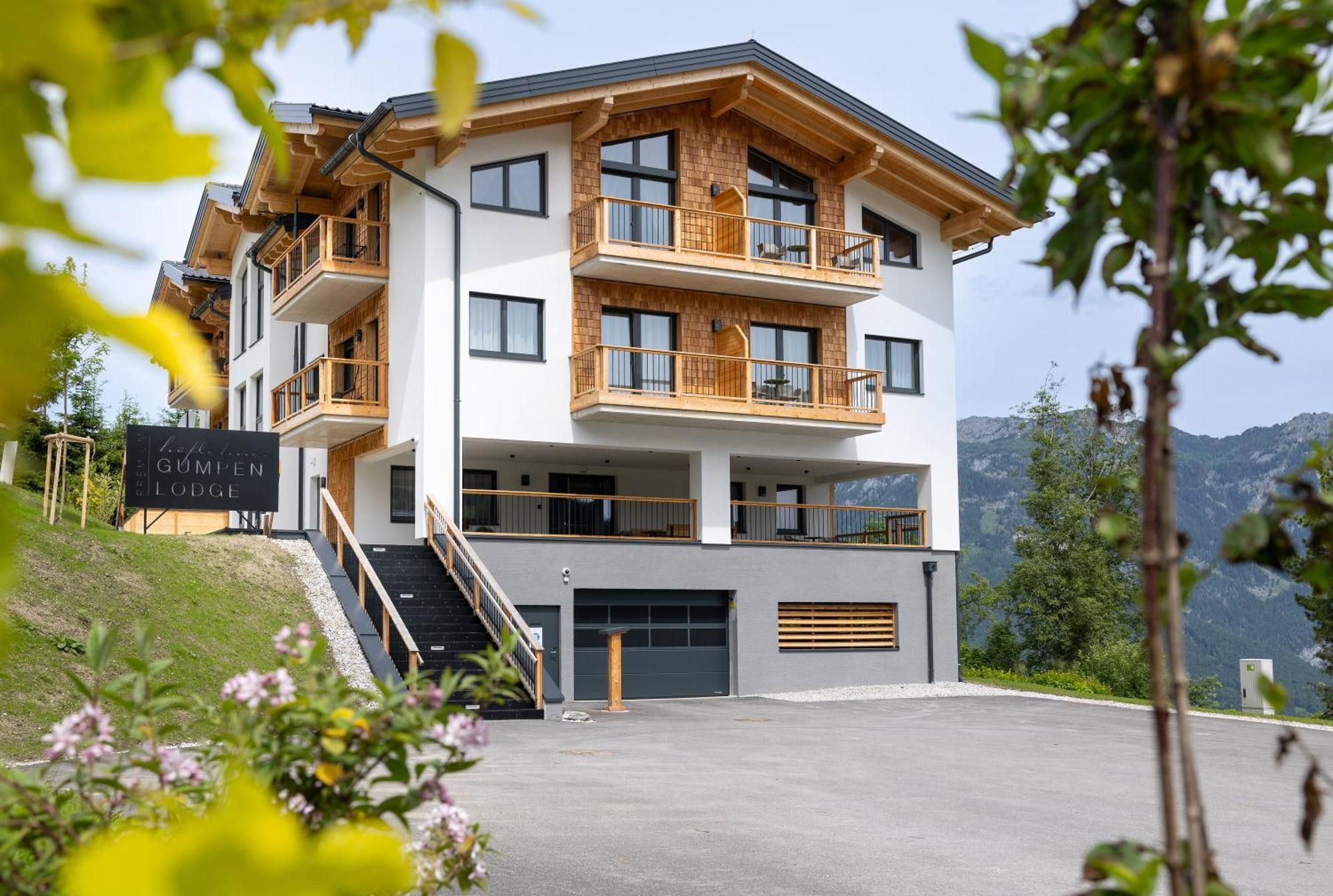 Hoeflehner Premium Gumpen Lodge Haus Exterior foto