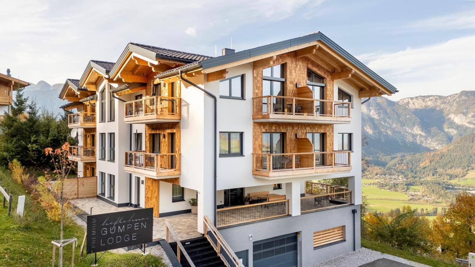 Hoeflehner Premium Gumpen Lodge Haus Exterior foto